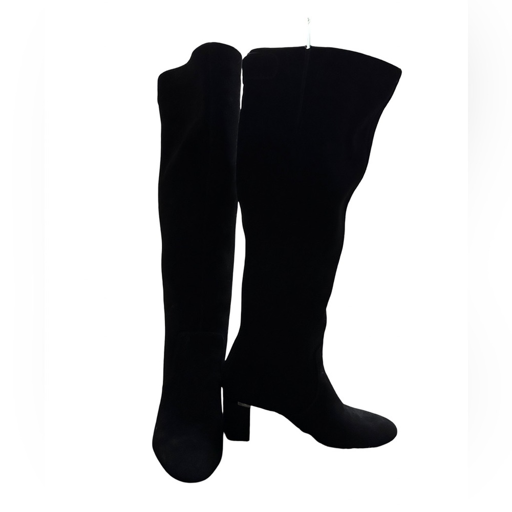 Alfani Faux Black Suede Over-the-Knee Boots Size 7 NWOT - Picture 3 of 9